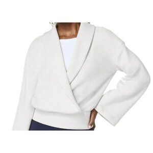 Spanx Womens AirEssentials Wrap Top M White